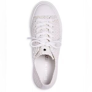 Stuart Weitzman Leather Wova Sneakers 9